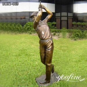 Golf playing man Bronze Sclulpture