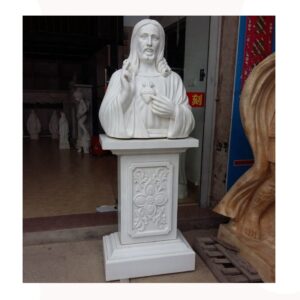 Marble decor heart of jesus statues for sale