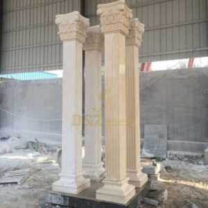 Marble Column Entrance Gate Pillar Designs Granite Gate Pillar Design