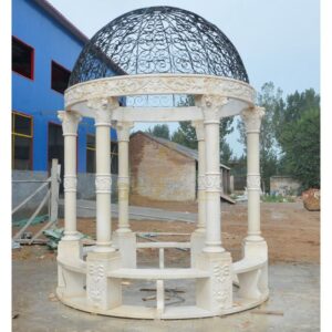 round white marble gazebo for sale