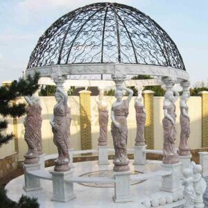 round white marble gazebo for sale