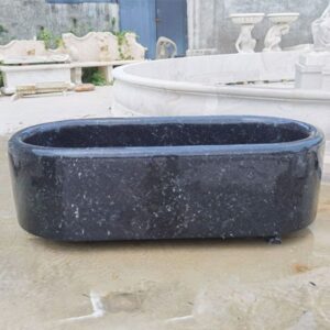 Black solid marble bathtub for sale