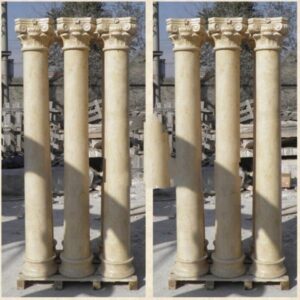 Home Decoration Life Size Marble Stone Column