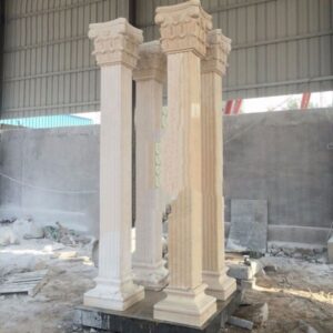 Garden Decorative Natural Stone Column