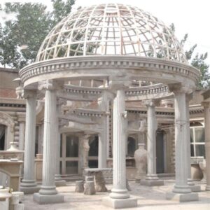 Hand Carved Marble Stone Garden Gazebo